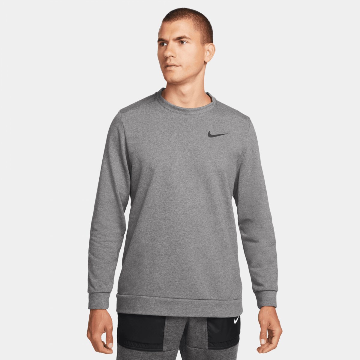 Nike Dri-FIT Grey Men's training hoodie - Hoodies - Clothes - Men - Forpro